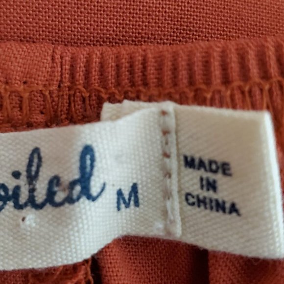 Live To Be Spoiled Mecca Orange Baby Doll Spaghetti Strap Dress, M (Juniors) - Picture 9 of 9